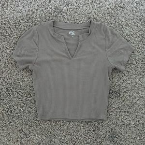 Pacsun V-Cut Out Crop Top